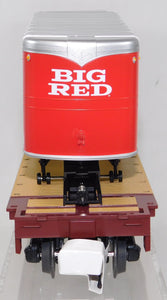 MTH 20-95511 Big Red Soda PUP Trailers on Santa Fe Flat Car Premier Car #7845 O