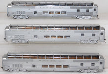 Load image into Gallery viewer, Bachmann Santa Fe Full Vista Dome Set HO Scale 3479 3480 3482 streamlined passen
