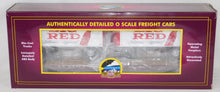 Load image into Gallery viewer, MTH 20-95511 Big Red Soda PUP Trailers on Santa Fe Flat Car Premier Car #7845 O
