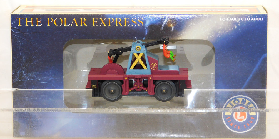 Lionel 6-28425 Polar Express Handcar Elf motorized add on Christmas O gauge C-8