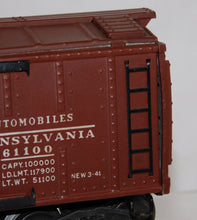 Load image into Gallery viewer, Lionel 2458 Pennsylvania DoubleDoor Automobile Boxcar 2758 1945 Flying Shoe 463W
