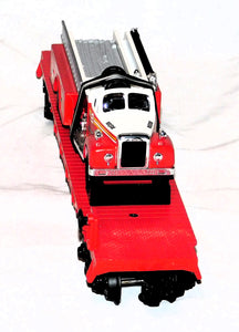MTH FACTORY PRODUCTION SAMPLE 30-76089 Rescue 2 Fire Truck Flat car O Rail King