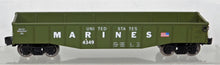Load image into Gallery viewer, Menards 4349 US Marines Gondola Military Army train 2020 Olive drab green Ogauge
