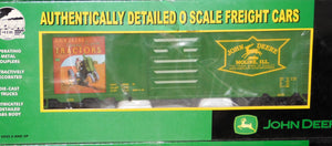 MTH 20-90130 John Deere tractors 40' Boxcar Three Pack 1/48 scale  Premier O SEALED C-10
