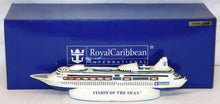 Load image into Gallery viewer, Royal Caribbean RCI VISION OF THE SEAS model Cruise Ship Souvenir 10&quot; BOXED  ASis
