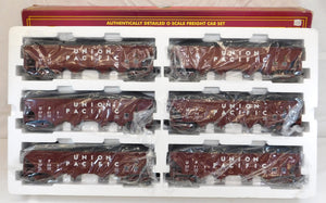 MTH 20-97060 UP Four Bay Hopper Six Car Set O Union Pacific 6 diff #s COAL loads