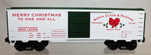 MTH 122502 Christmas Boxcar 2002 RailKing From a Set only Santa CLaus & Friends