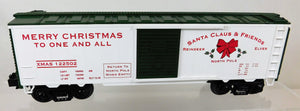 MTH 122502 Christmas Boxcar 2002 RailKing From a Set only Santa CLaus & Friends