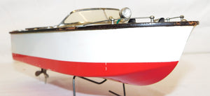 Fleet Line #200 SEA BABE Speed Boat in BOX WORKS lights model motor boat VINTAGE 1950s