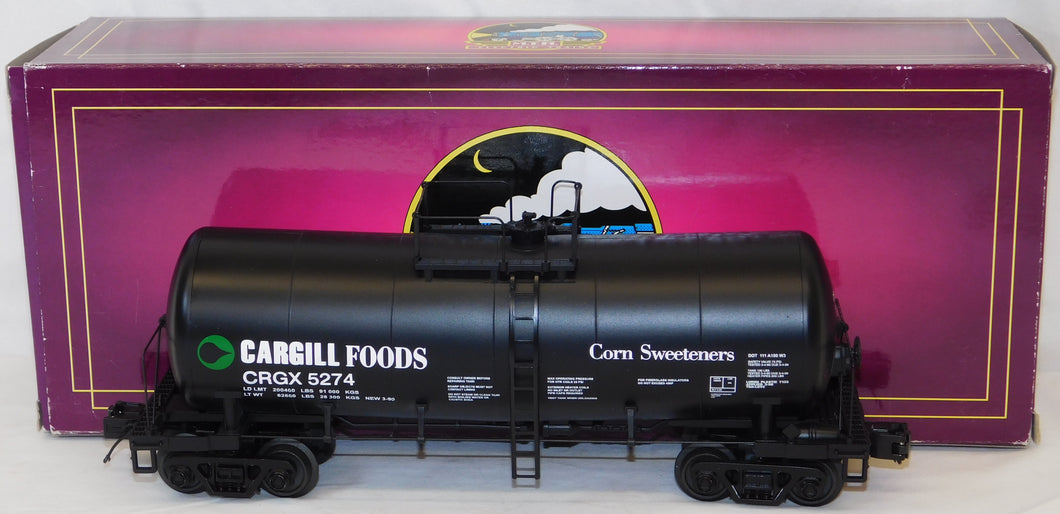 MTH 20-96164 Cargill Corn Syrup Funnel Flow Tank Car Premier O scale 1/48 #5274