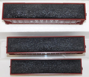 MTH 20-97060 UP Four Bay Hopper Six Car Set O Union Pacific 6 diff #s COAL loads