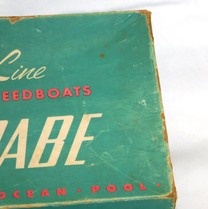 Fleet Line #200 SEA BABE Speed Boat in BOX WORKS lights model motor boat VINTAGE 1950s