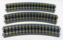Load image into Gallery viewer, MTH 40-1054 RealTrax Curved 054 track THREE sections 1/4 circle O-54 C-8 Nice

