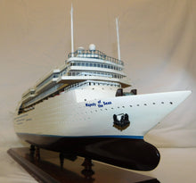 Load image into Gallery viewer, Royal Caribbean RCI LEGEND OF THE SEAS 30&quot; wooden model Cruise Ship w/stand
