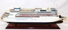 Load image into Gallery viewer, Royal Caribbean RCI LEGEND OF THE SEAS 30&quot; wooden model Cruise Ship w/stand
