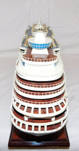 Royal Caribbean RCI LEGEND OF THE SEAS 30" wooden model Cruise Ship w/stand