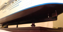 Load image into Gallery viewer, Royal Caribbean RCI LEGEND OF THE SEAS 30&quot; wooden model Cruise Ship w/stand
