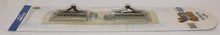 Load image into Gallery viewer, Bachmann 44591 EZ-Track 2 pcs Hayes Bumpers Nickel Silver gray roadbed HO C-9
