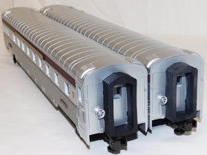 MTH 20-6630 2Car Pennsylvania Congressional Sleeper Diner Passenger Ribbed C-8+