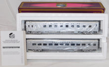 Load image into Gallery viewer, MTH 20-6689 Burlington 2 Car Add On Sleeper Diner 70' Streamlined Passenger Set O
