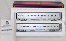 Load image into Gallery viewer, MTH 20-6689 Burlington 2 Car Add On Sleeper Diner 70' Streamlined Passenger Set O

