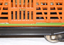 Load image into Gallery viewer, Lionel 213 BOXED Prewar Standard gauge Cattle Car Terra Cotta Green CLEAN!

