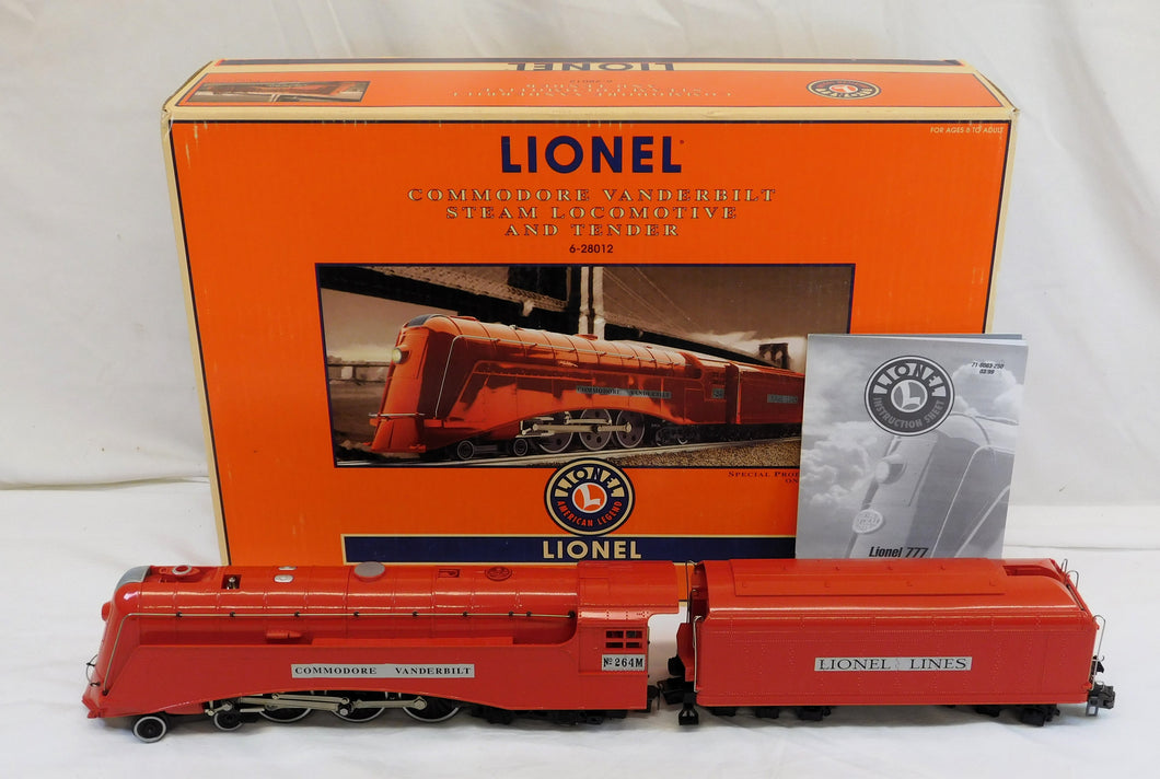 Lionel 6-28012 NYC Commodore Vanderbilt RED 1 of 250! Hudson Steam Engine 4-6-4 C-8