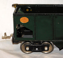 Load image into Gallery viewer, Lionel 216 Hopper Operating hatches Standard Gauge Prewar Brass trim nickel Touched up
