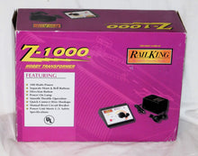 Load image into Gallery viewer, MTH Z-1000 Transformer &amp; Power Supply boxed Rail King AC 100 watts 40-1000 C-8
