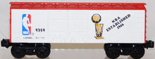 Load image into Gallery viewer, Lionel Trains 6-9359 NBA Basketball boxcar w/ Team STICKER SHEETS 1979 -80 boxed
