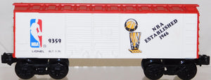 Lionel Trains 6-9359 NBA Basketball boxcar w/ Team STICKER SHEETS 1979 -80 boxed