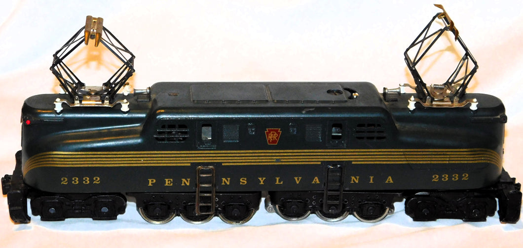 Lionel 2332 Pennsylvania GG-1 Electric Locomotive 1947-49 w/horn Runs C-7+ CLEAN