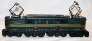 Lionel 2332 Pennsylvania GG-1 Electric Locomotive 1947-49 w/horn Runs C-7+ CLEAN