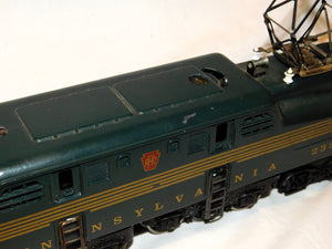 Lionel 2332 Pennsylvania GG-1 Electric Locomotive 1947-49 w/horn Runs C-7+ CLEAN