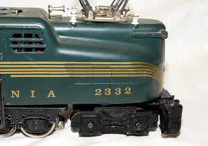 Lionel 2332 Pennsylvania GG-1 Electric Locomotive 1947-49 w/horn Runs C-7+ CLEAN