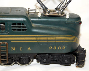 Lionel 2332 Pennsylvania GG-1 Electric Locomotive 1947-49 w/horn Runs C-7+ CLEAN