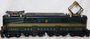 Lionel 2332 Pennsylvania GG-1 Electric Locomotive 1947-49 w/horn Runs C-7+ CLEAN