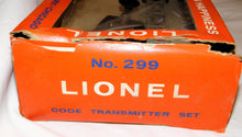 Load image into Gallery viewer, Lionel Trains 299 Code Transmitter Beacon Set Boxed w/ insert &amp; Instruction Vintage Postwar
