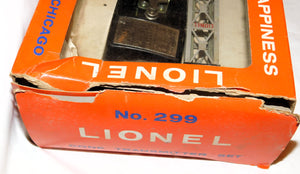 Lionel Trains 299 Code Transmitter Beacon Set Boxed w/ insert & Instruction Vintage Postwar