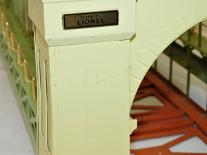 Lionel 6-32904 #305 Hellgate Bridge Standard Gauge /O Metal Cream/Green tinplate