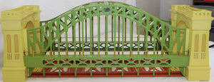 Lionel 6-32904 #305 Hellgate Bridge Standard Gauge /O Metal Cream/Green tinplate