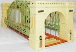 Lionel 6-32904 #305 Hellgate Bridge Standard Gauge /O Metal Cream/Green tinplate