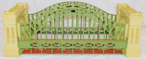 Lionel 6-32904 #305 Hellgate Bridge Standard Gauge /O Metal Cream/Green tinplate