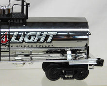 Load image into Gallery viewer, MTH Trains 30-73223 Coors Light Beer CHROME tank Car Silver Bullet Boxed 2007 O
