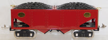 Load image into Gallery viewer, MTH 10-1100 Standard Gauge Tinplate Traditions Lionel 516 Red Hopper Nickel trim
