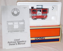 Load image into Gallery viewer, Lionel 6-18468 Canadian National Railroad Speeder #23 motorized unit w/ strobe
