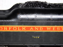 Load image into Gallery viewer, Lionel 746 Norfolk &amp; Western J-Class 4-8-4 Steam Engine ORANGE BODY MOLD N&amp;W BOXED
