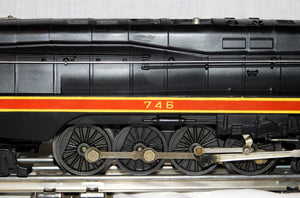 Lionel 746 Norfolk & Western J-Class 4-8-4 Steam Engine ORANGE BODY MOLD N&W BOXED