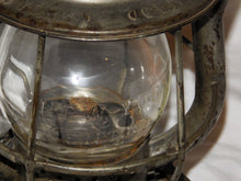 Load image into Gallery viewer, New York Central Railroad Lantern Clear Embossed Globe Dietz Vesta Dated NYC
