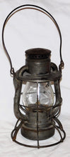 Load image into Gallery viewer, New York Central Railroad Lantern Clear Embossed Globe Dietz Vesta Dated NYC
